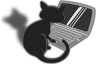 chat qui navigue sur le web